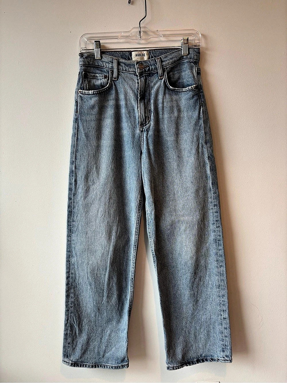 AGOLDE Vintage Loose Jean Straight Leg Jeans Blue Waist 26